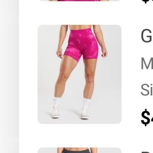 Gymshark Power Tight Shorts - Pink